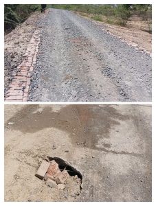 टहरौली तहसील के तेंदुआ पसराई रोड की बदहाल स्थिति से ग्रामीण परेशान